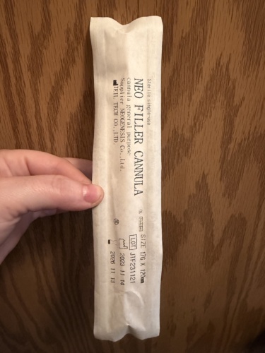 Click to view full screen Neo Filler Cannula 14G photo review