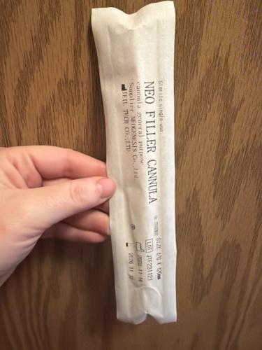 Click to view full screen Neo Filler Cannula 17G photo review