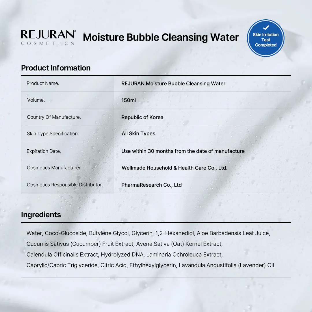 Rejuran Moisture Bubble Cleansing Water - image 10