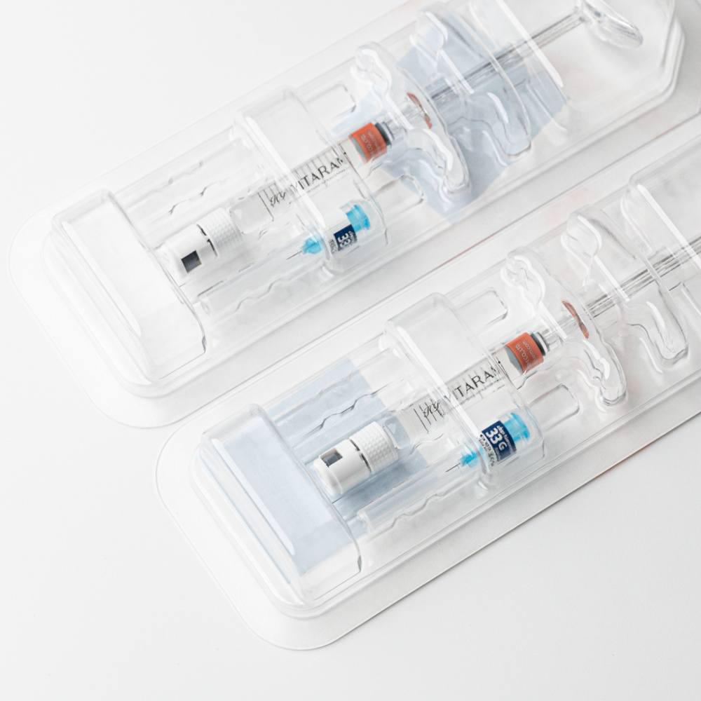 HP Vitaran polynucleotide intradermal gel syringes in blister packaging