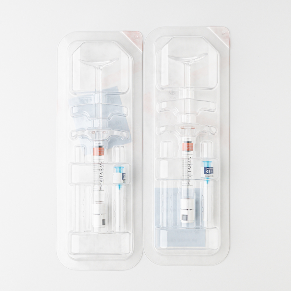 HP Vitaran S polynucleotide intradermal gel syringes in blister packaging