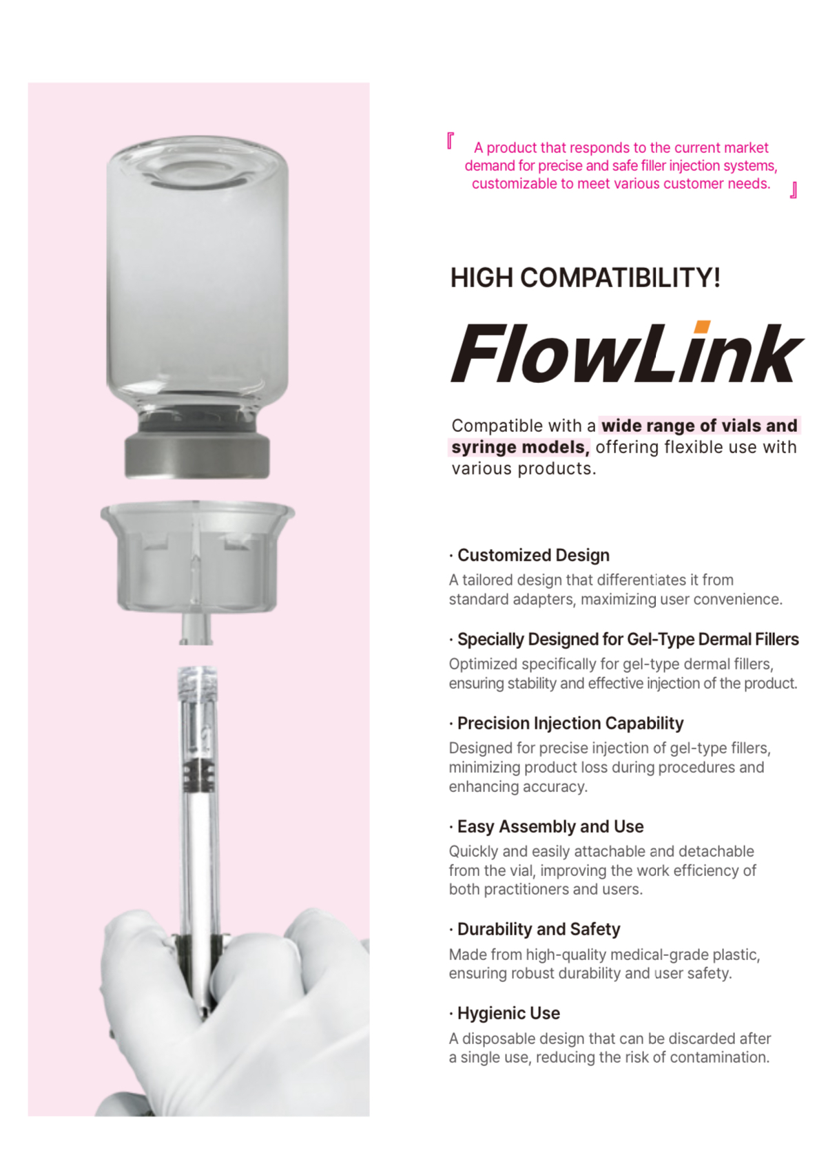 filler vial adapter connector