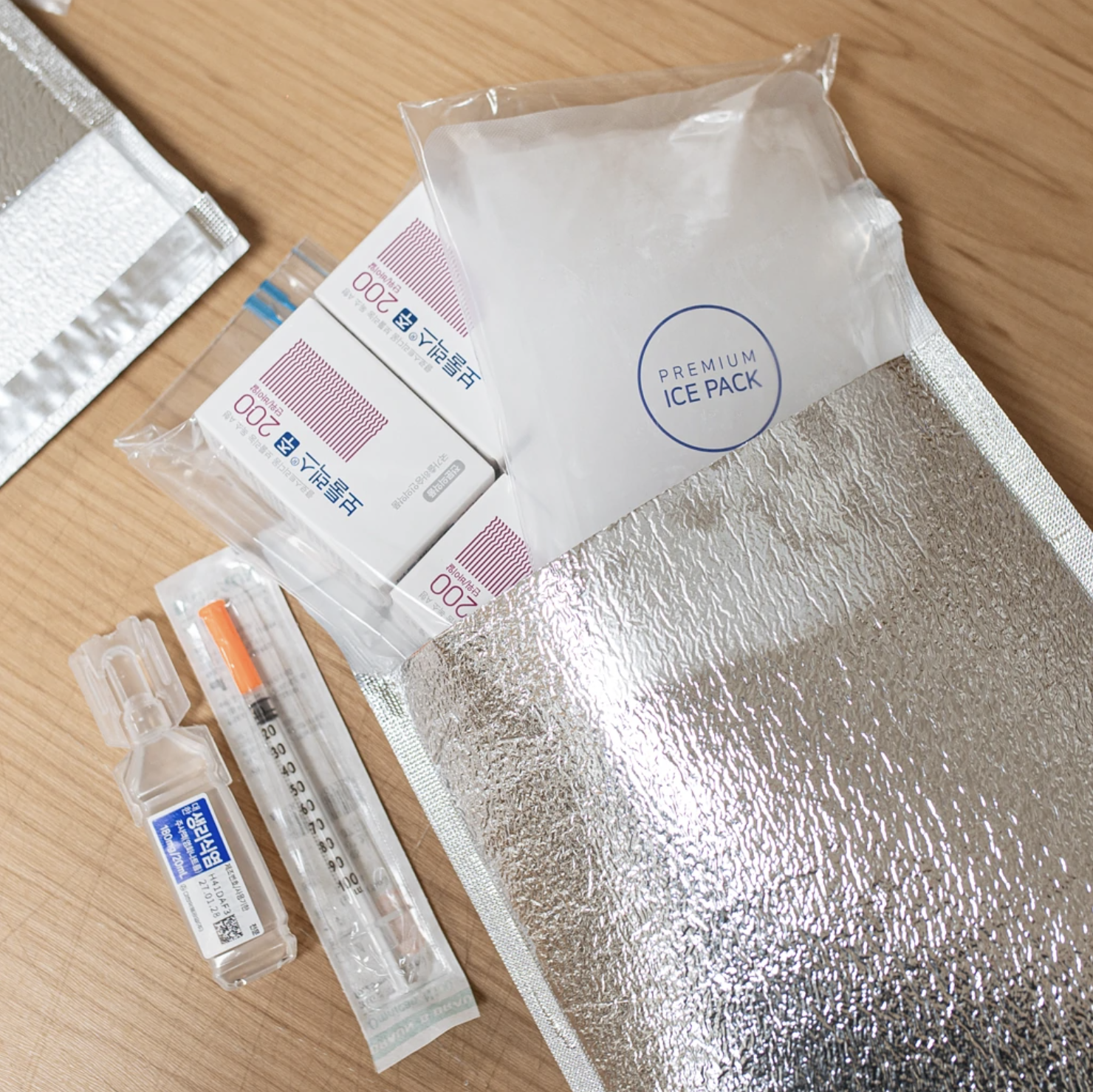 Botulinum toxin order packed with one ice pack