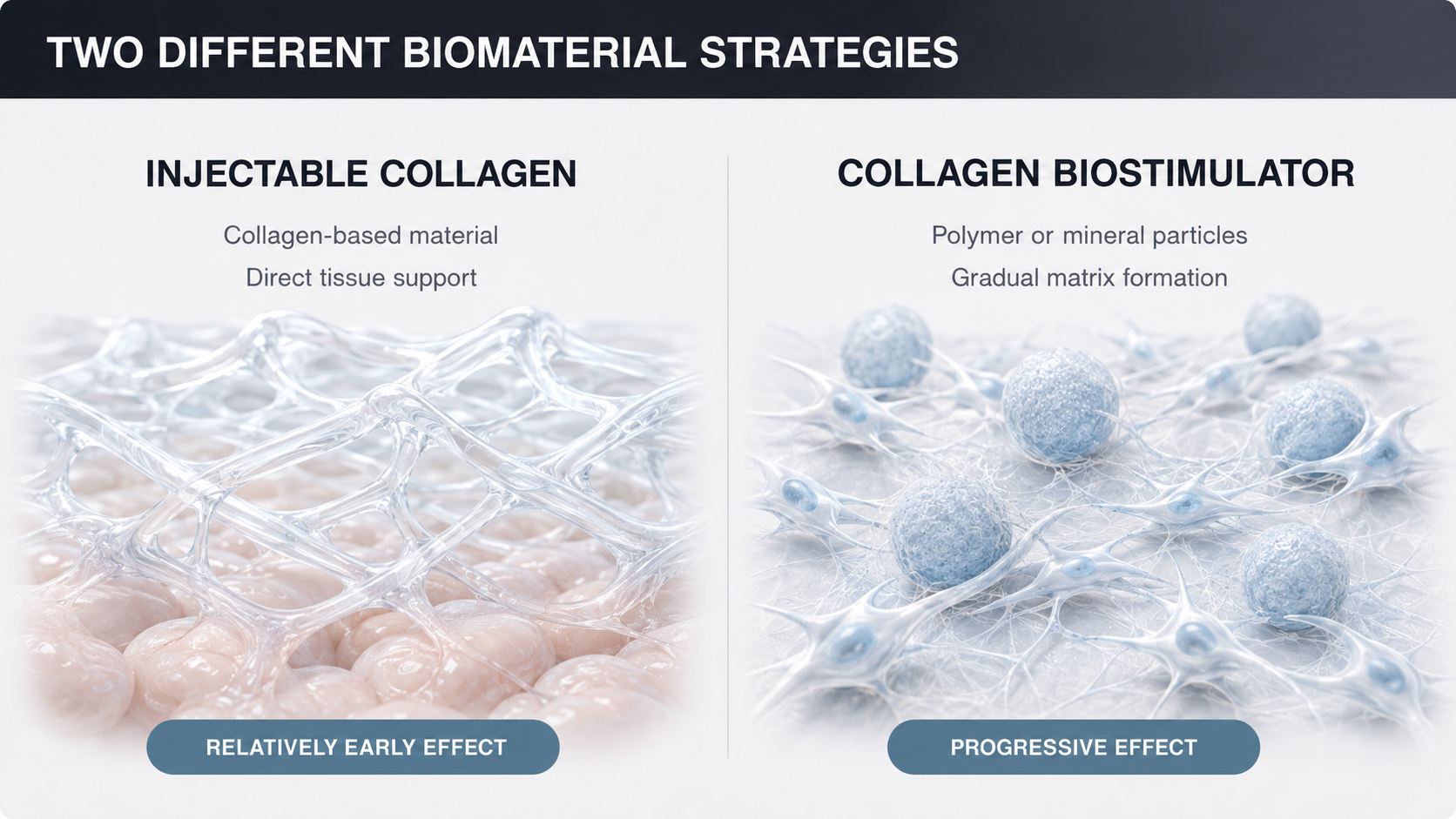 Injectable Collagen vs Collagen Biostimulators at a Glance